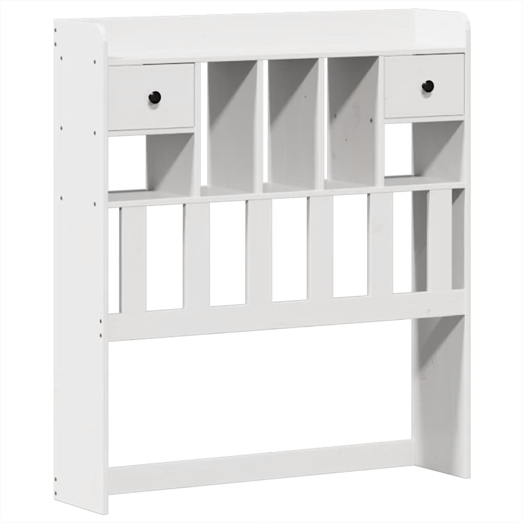 Cadre de lit sans matelas blanc 90x200 cm bois de pin massif - XIOS