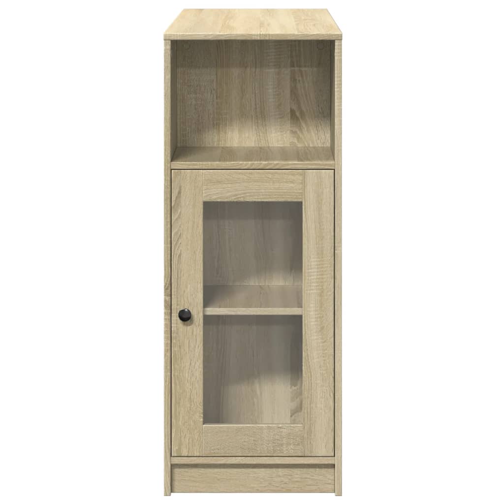 Table de bar avec étagères chêne sonoma bois d'ingénierie - XIOS