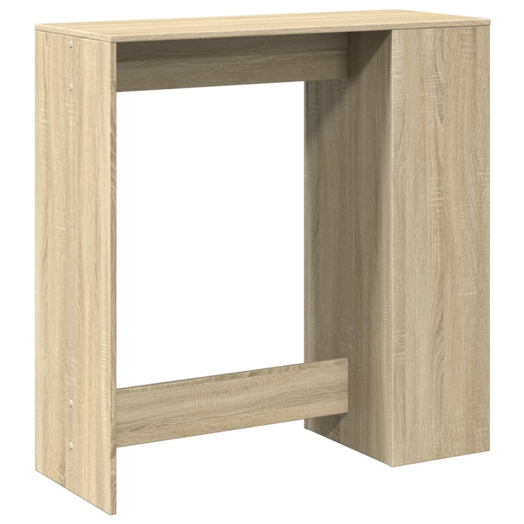 Table de bar avec étagères chêne sonoma bois d'ingénierie - XIOS