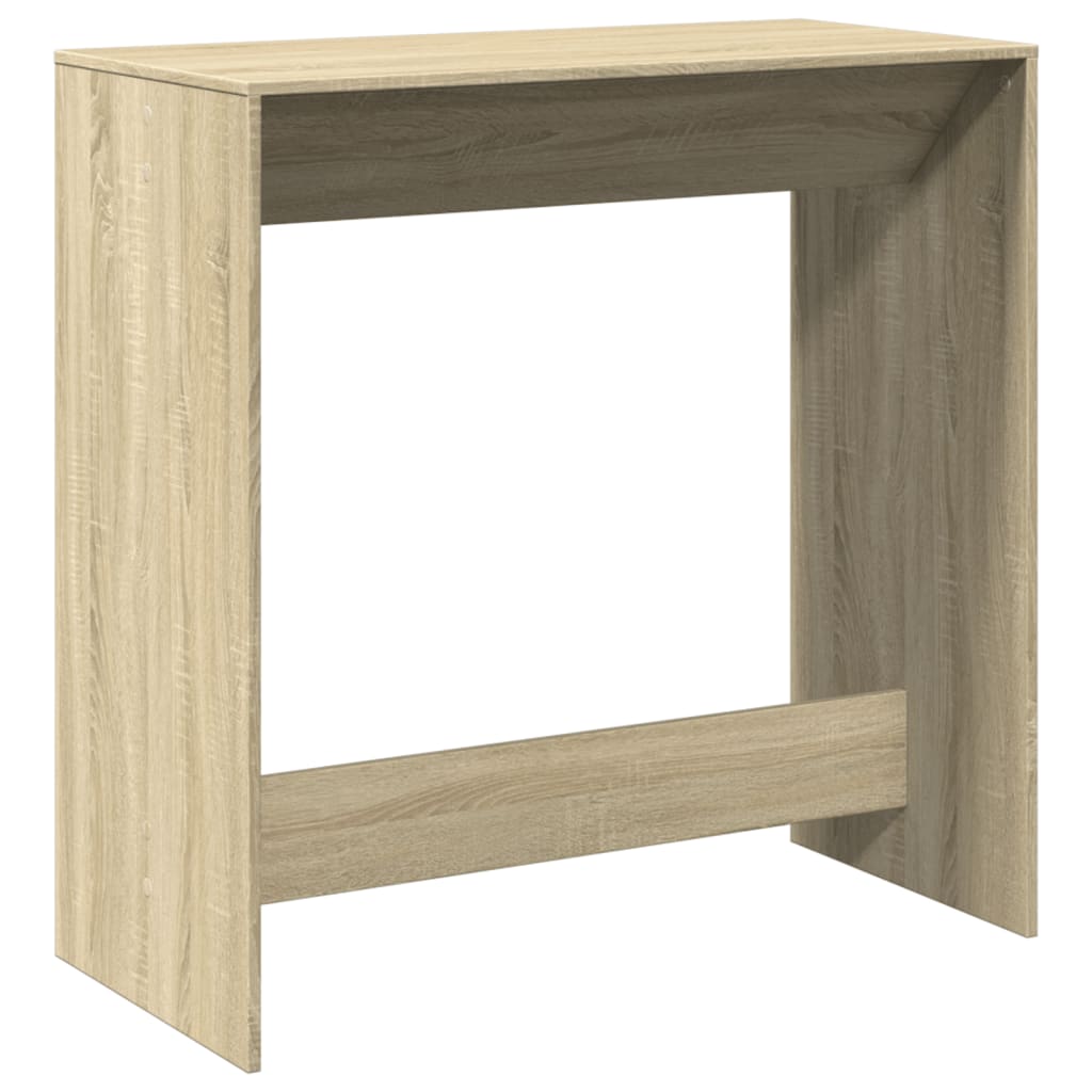 Table de bar chêne sonoma 102x50x103,5 cm bois d'ingénierie - XIOS