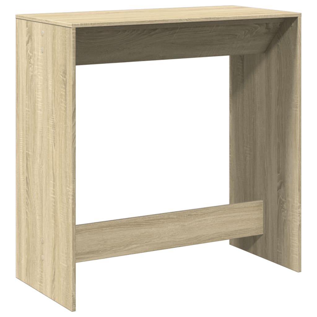 Table de bar chêne sonoma 102x50x103,5 cm bois d'ingénierie - XIOS