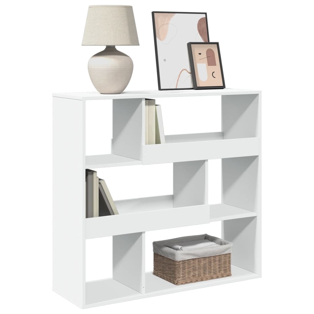 Bibliothèque/Séparateur de pièce blanc 100x33x94,5 cm - XIOS