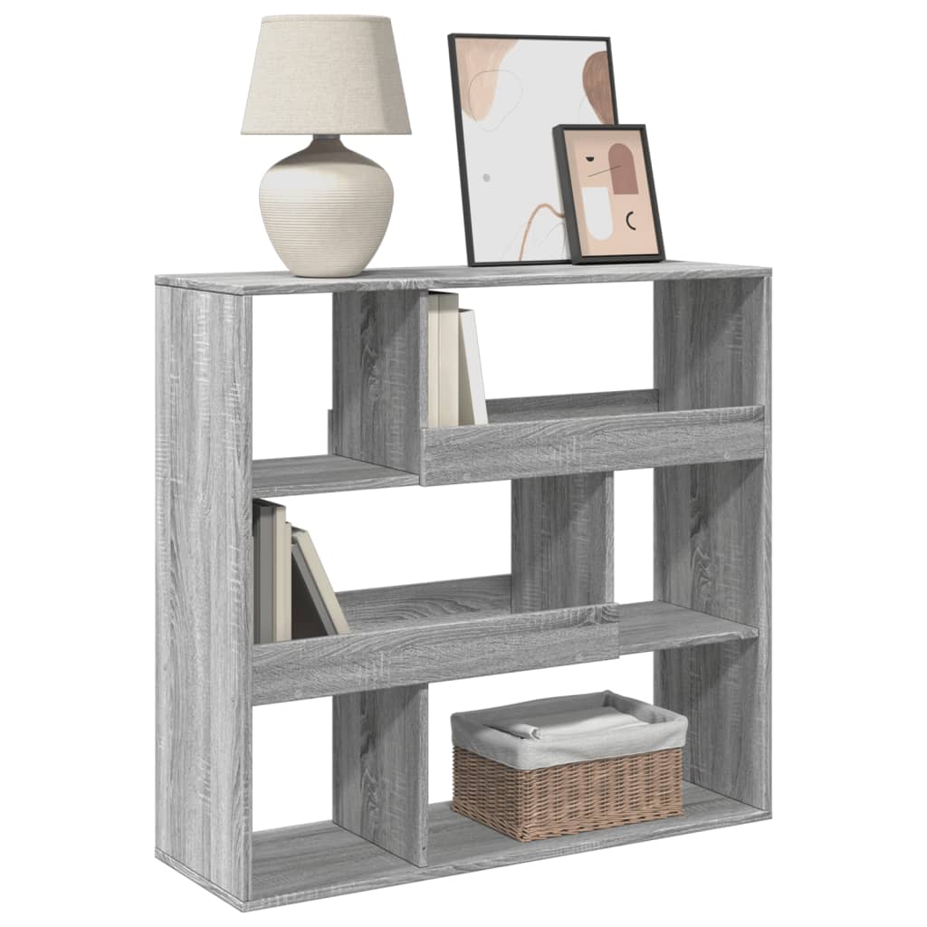 Bibliothèque/Séparateur de pièce sonoma gris 100x33x94,5 cm - XIOS