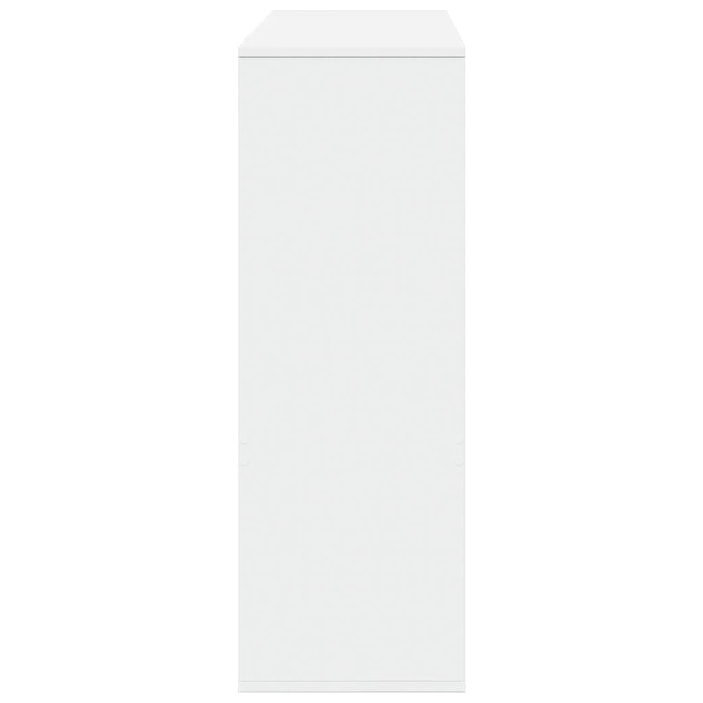 Bibliothèque/Séparateur de pièce blanc 100x33x94,5 cm - XIOS