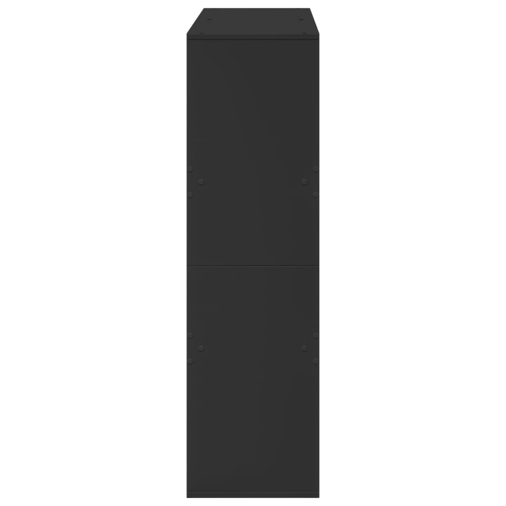 Bibliothèque/Séparateur de pièce noir 100x33x115 cm - XIOS
