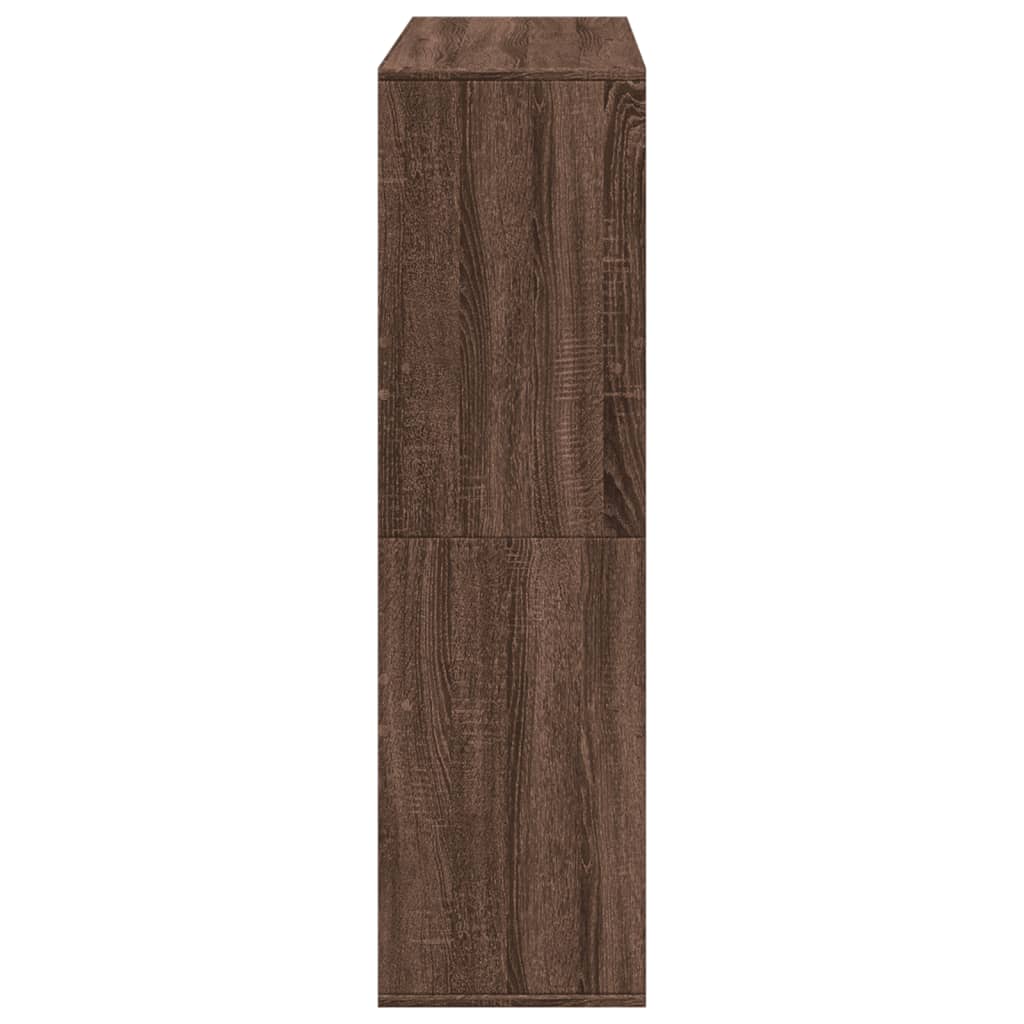 Bibliothèque/Séparateur de pièce chêne marron 100x33x115 cm - XIOS