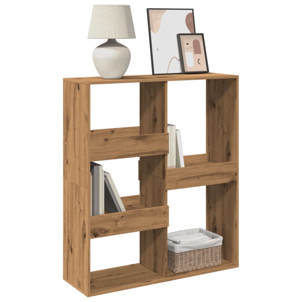 Bibliothèque/Séparateur de pièce chêne artisanal 100x33x115 cm - XIOS