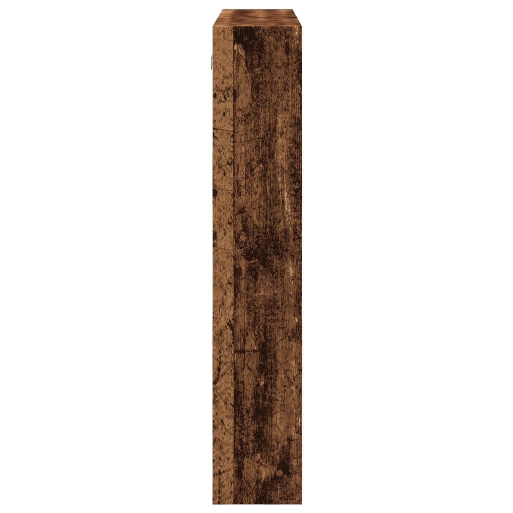 Armoire murale vieux bois 80x15x80 cm bois d'ingénierie - XIOS