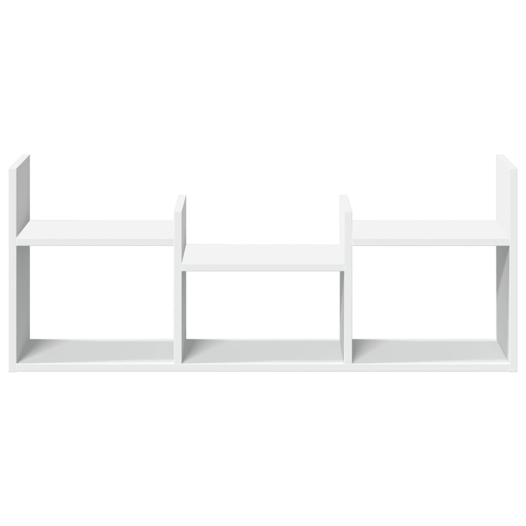 Armoire murale 100x18x40 cm blanc bois d'ingénierie - XIOS