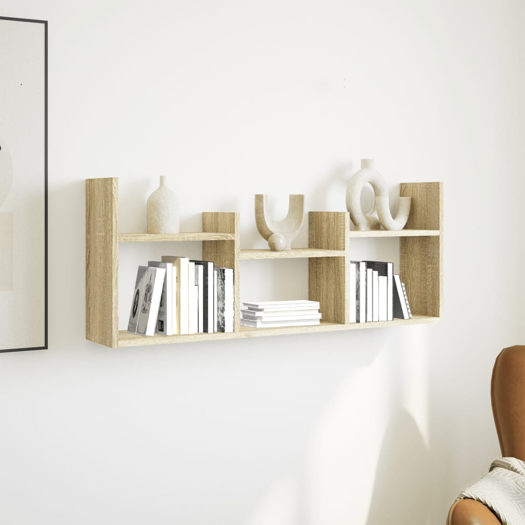 Armoire murale 100x18x40 cm chêne sonoma bois d'ingénierie