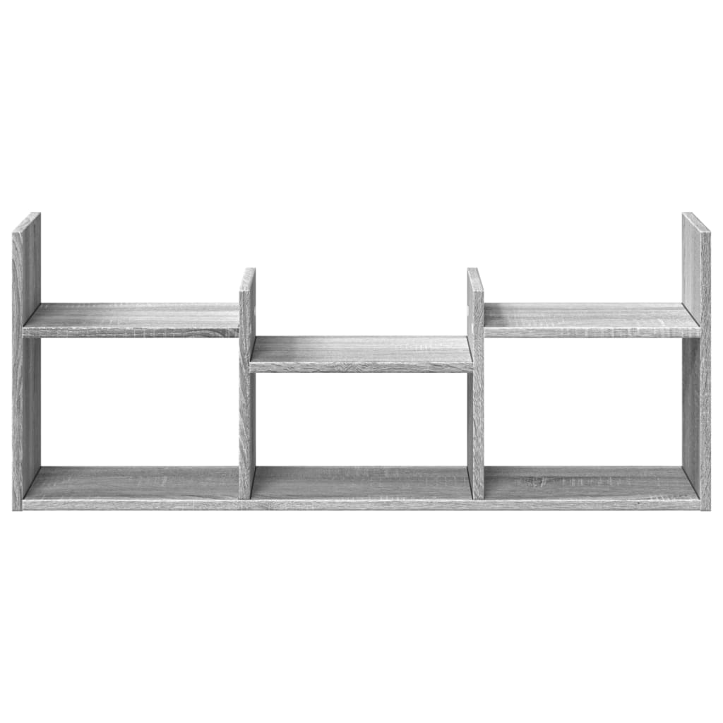 Armoire murale 100x18x40 cm sonoma gris bois d'ingénierie - XIOS