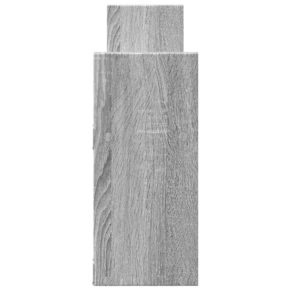 Armoire murale 100x18x40 cm sonoma gris bois d'ingénierie - XIOS
