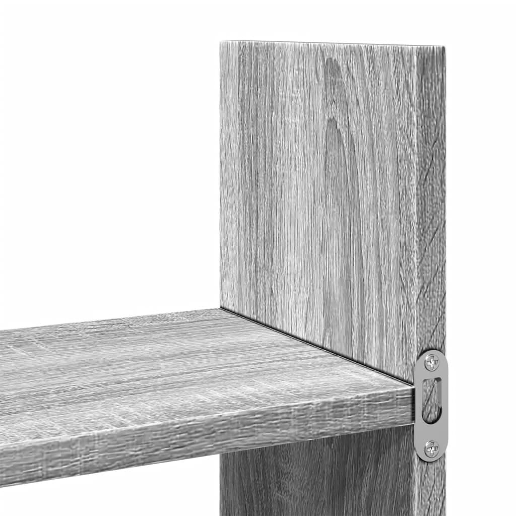 Armoire murale 100x18x40 cm sonoma gris bois d'ingénierie - XIOS