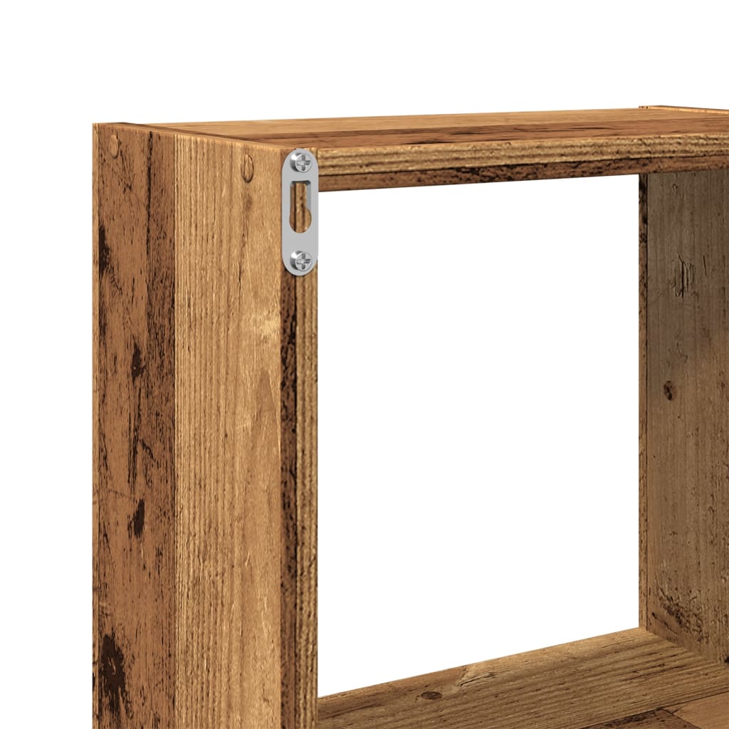 Armoire murale 78x18x71 cm vieux bois bois d'ingénierie - XIOS