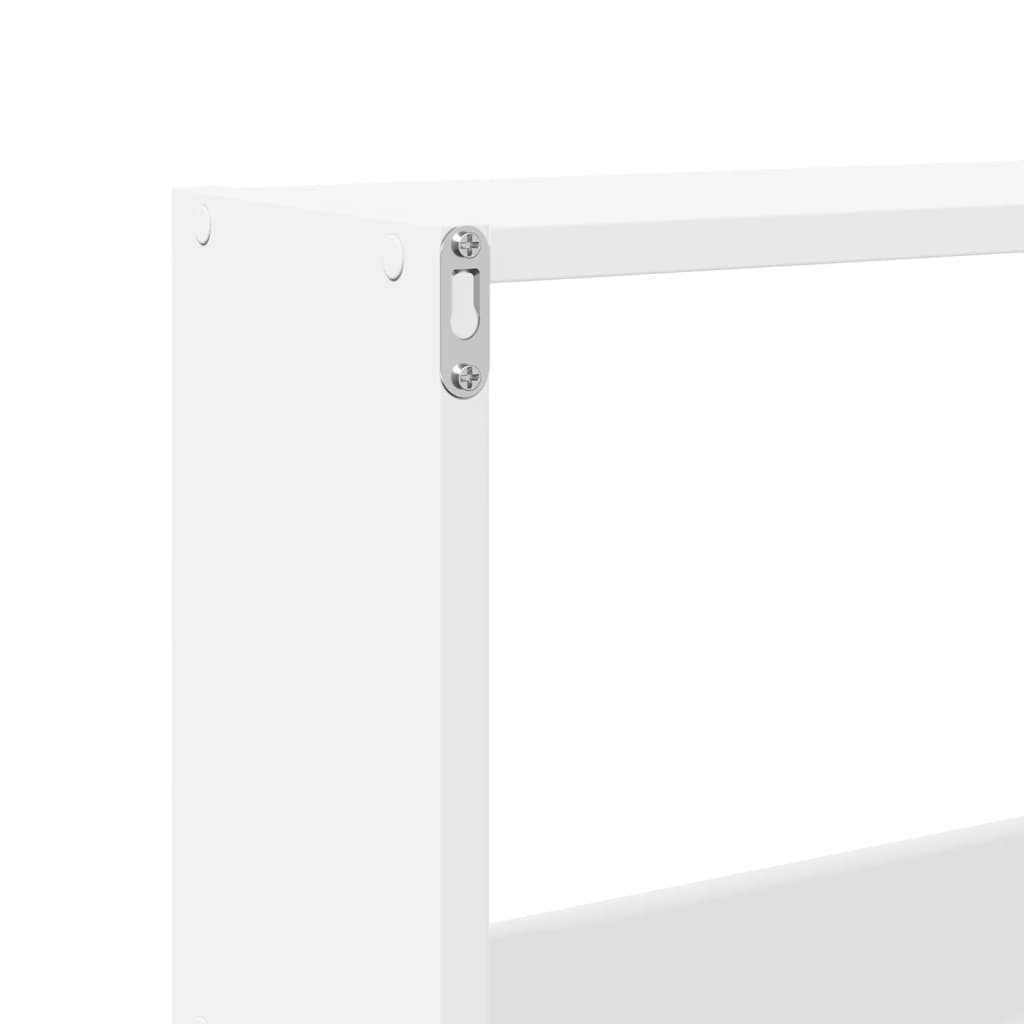 Armoire murale 158x18x53 cm blanc bois d'ingénierie - XIOS