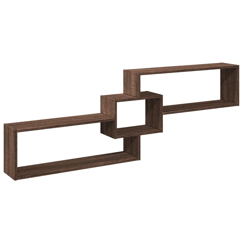 Armoire murale 158x18x53 cm chêne marron bois d'ingénierie - XIOS