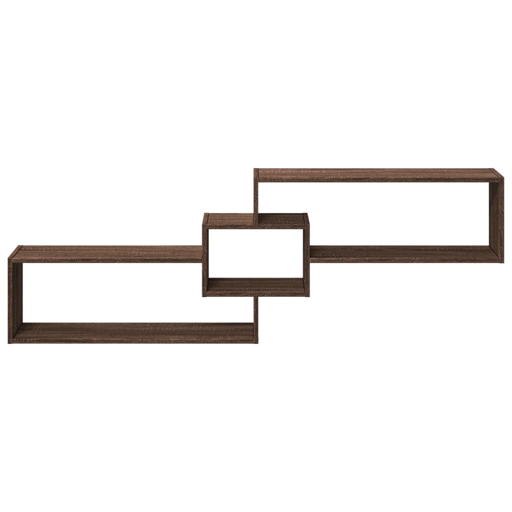 Armoire murale 158x18x53 cm chêne marron bois d'ingénierie - XIOS