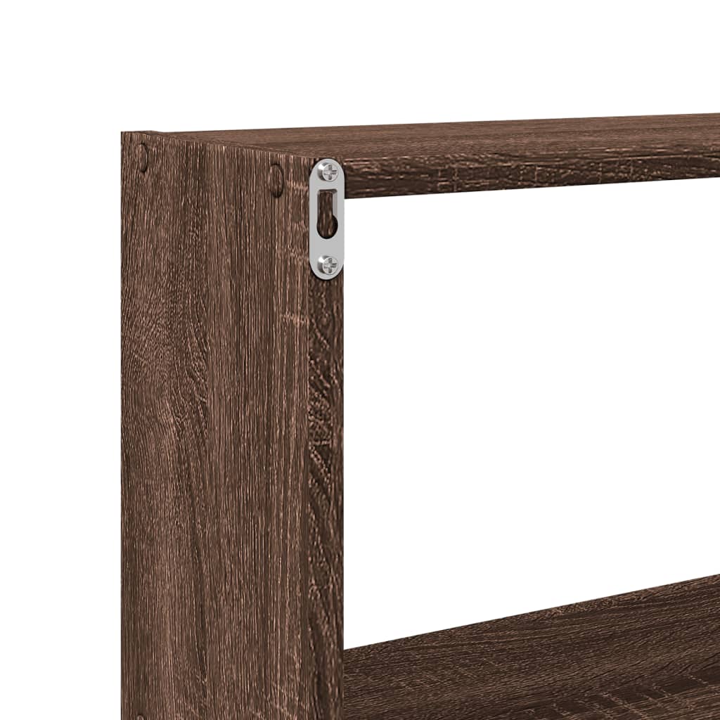 Armoire murale 158x18x53 cm chêne marron bois d'ingénierie - XIOS