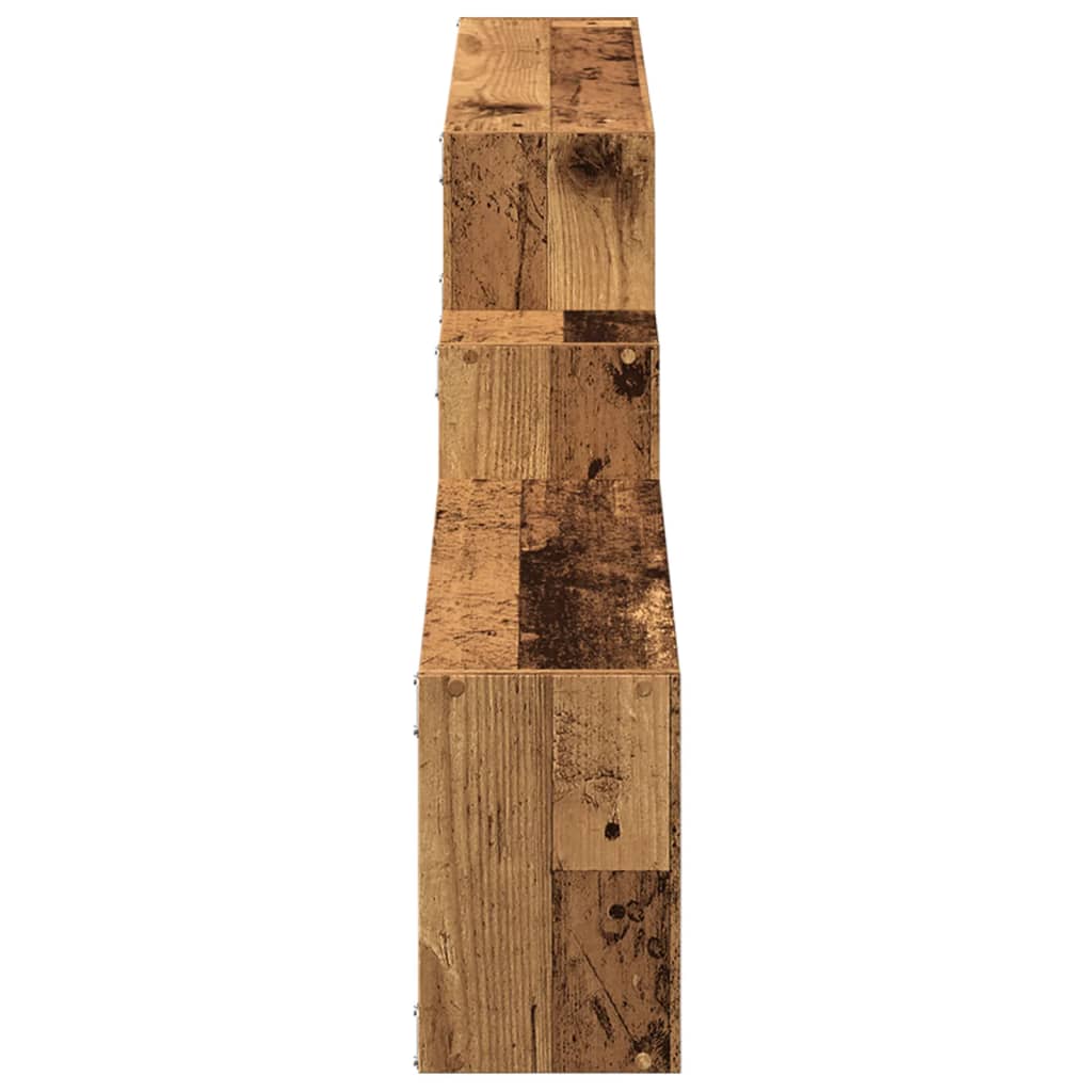 Armoire murale 158x18x53 cm vieux bois bois d'ingénierie - XIOS