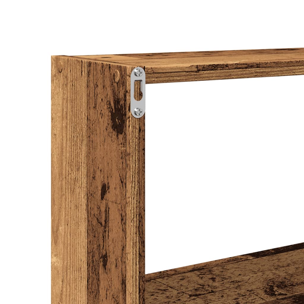 Armoire murale 158x18x53 cm vieux bois bois d'ingénierie - XIOS