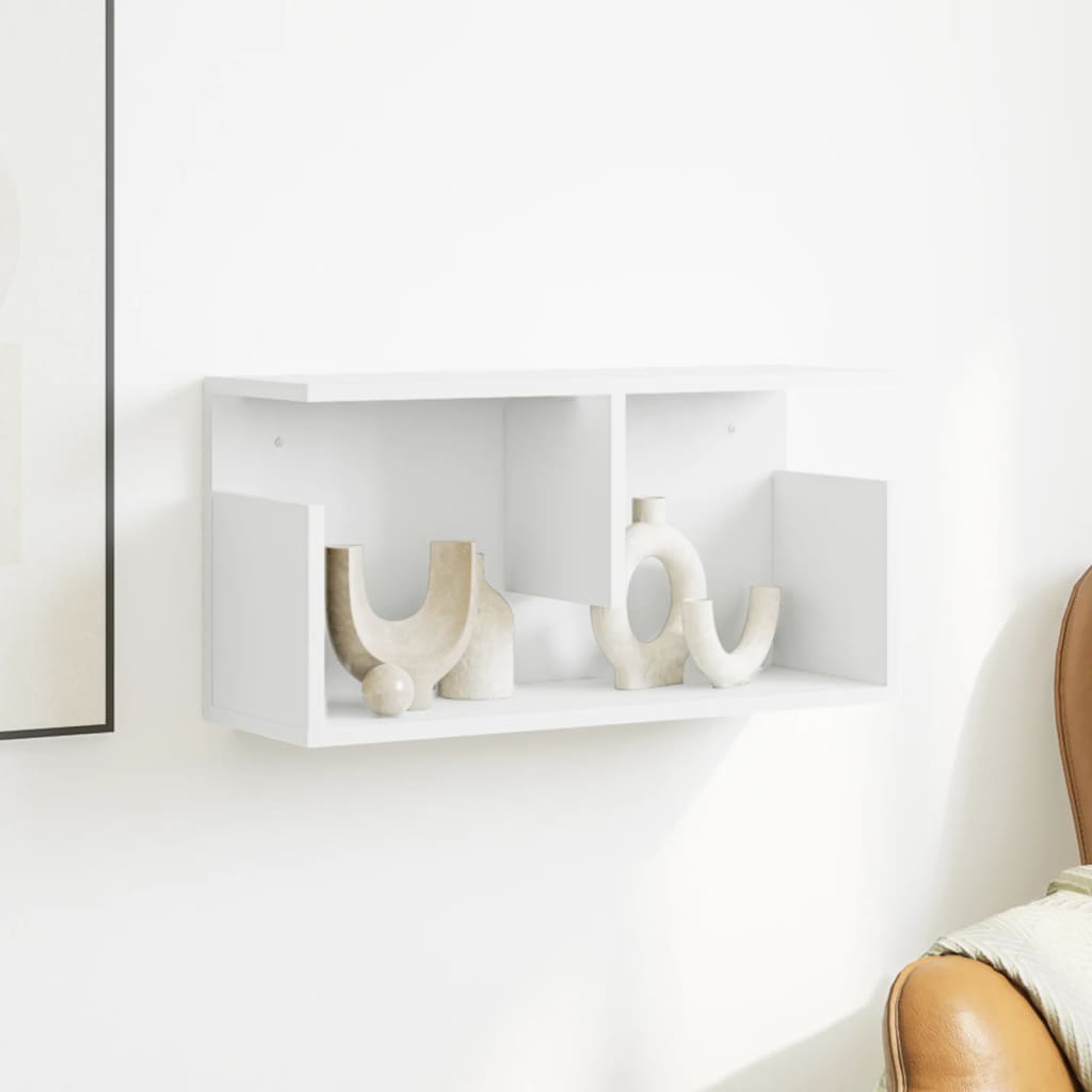 Armoire murale 60x20x30 cm blanc bois d'ingénierie - XIOS