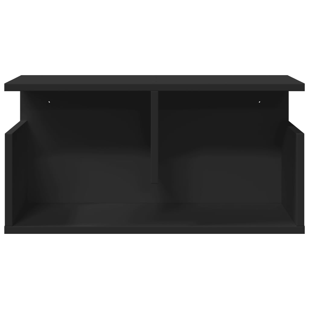 Armoire murale 60x20x30 cm noir bois d'ingénierie - XIOS