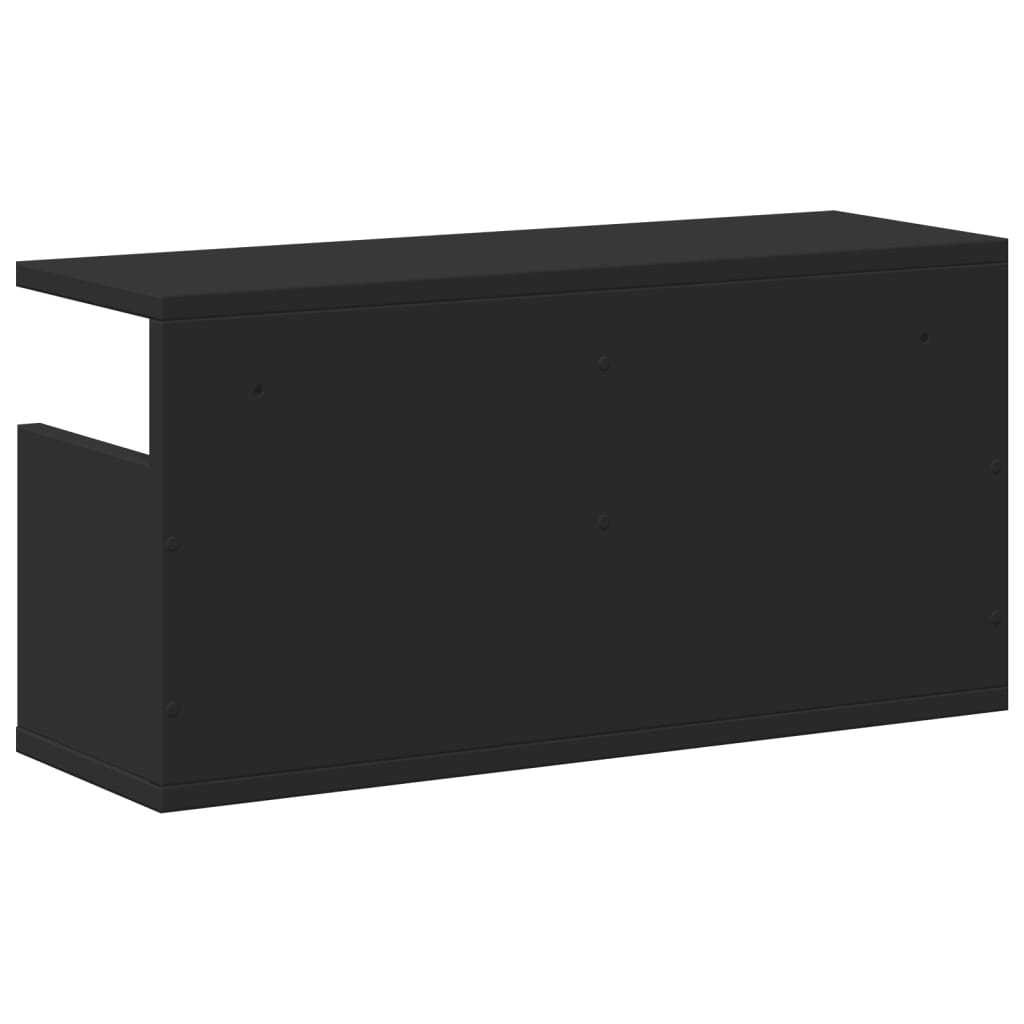 Armoire murale 60x20x30 cm noir bois d'ingénierie - XIOS