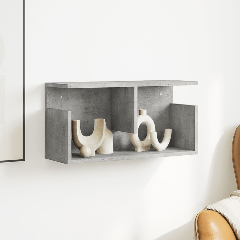Armoire murale 60x20x30 cm gris béton Bois d'ingénierie - XIOS