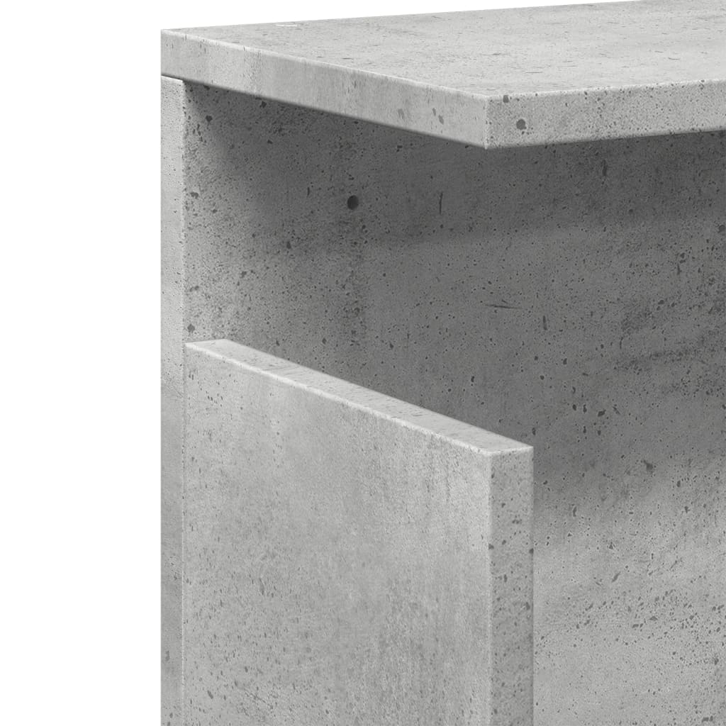 Armoire murale 60x20x30 cm gris béton Bois d'ingénierie - XIOS