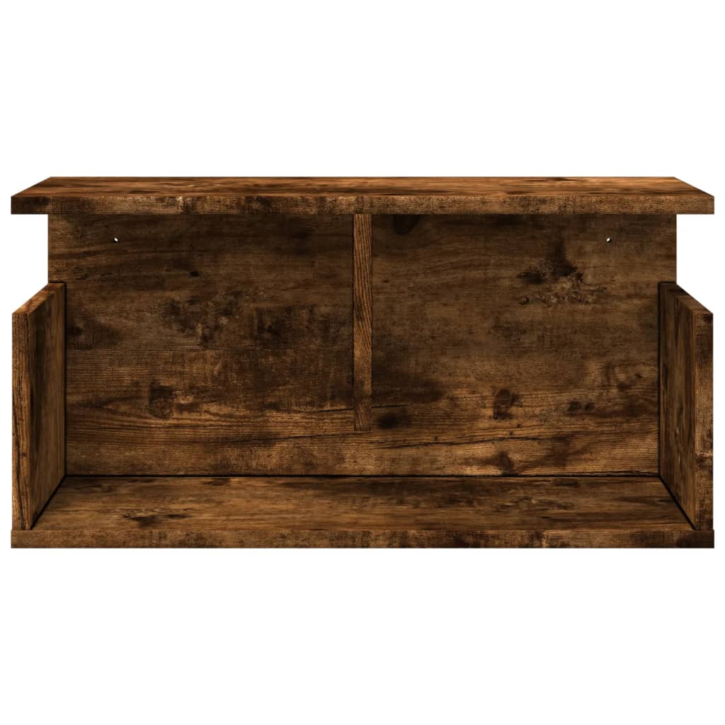 Armoire murale 60x20x30 cm chêne fumé bois d'ingénierie - XIOS