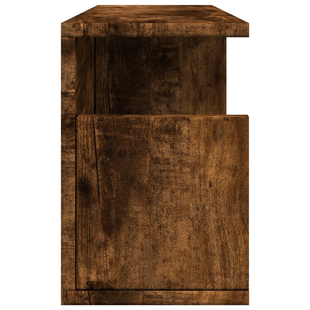 Armoire murale 60x20x30 cm chêne fumé bois d'ingénierie - XIOS