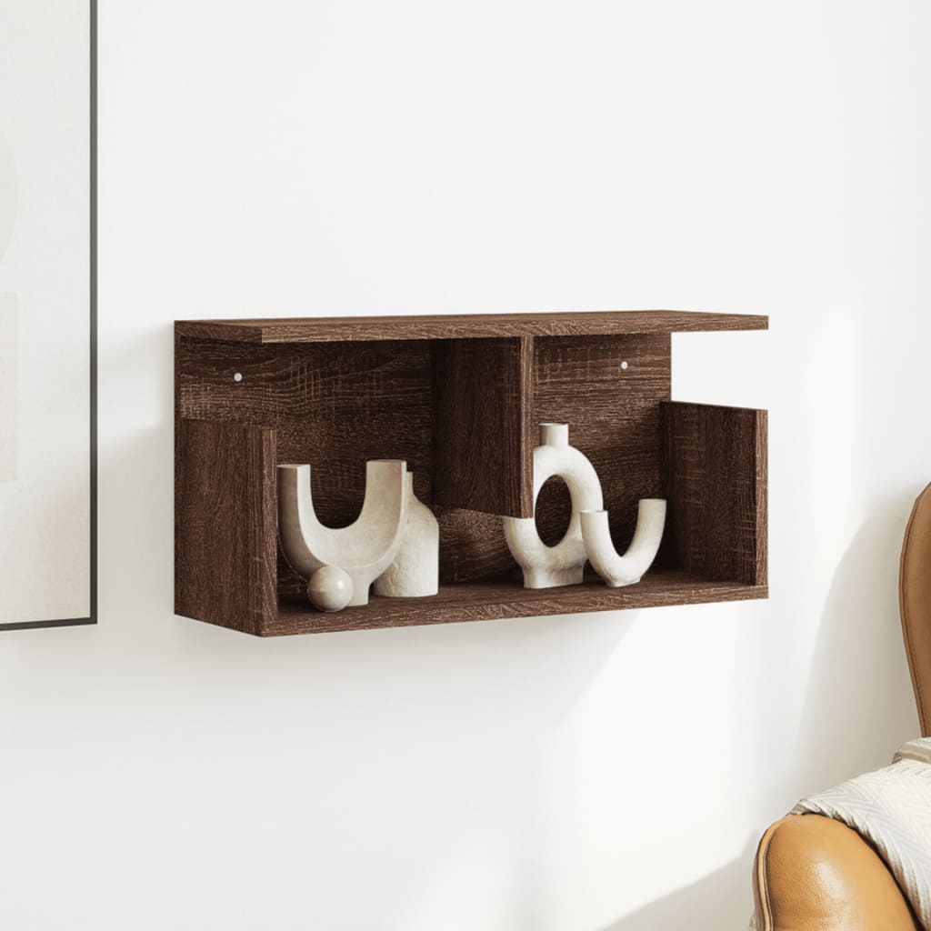 Armoire murale 60x20x30 cm chêne marron bois d'ingénierie - XIOS