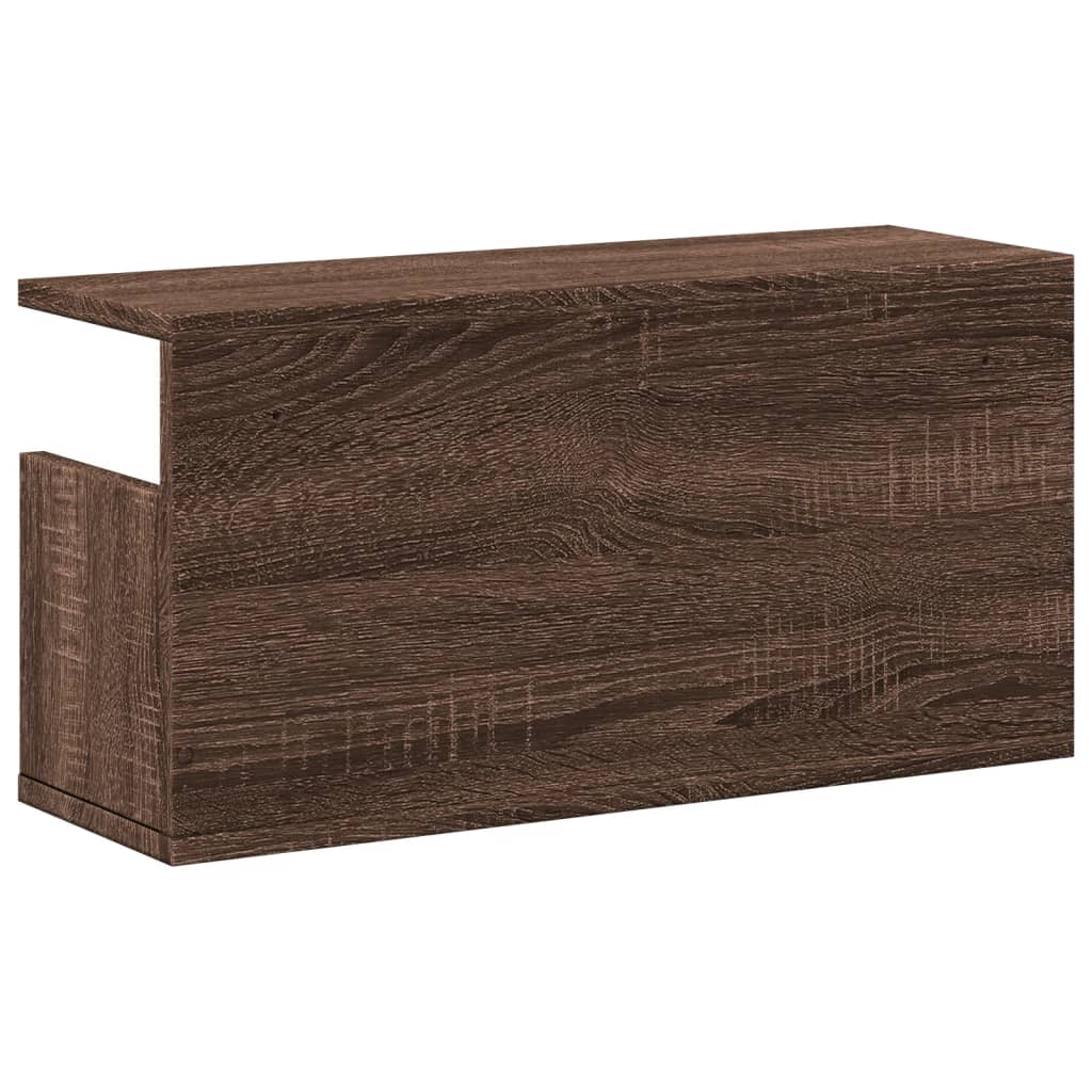 Armoire murale 60x20x30 cm chêne marron bois d'ingénierie - XIOS