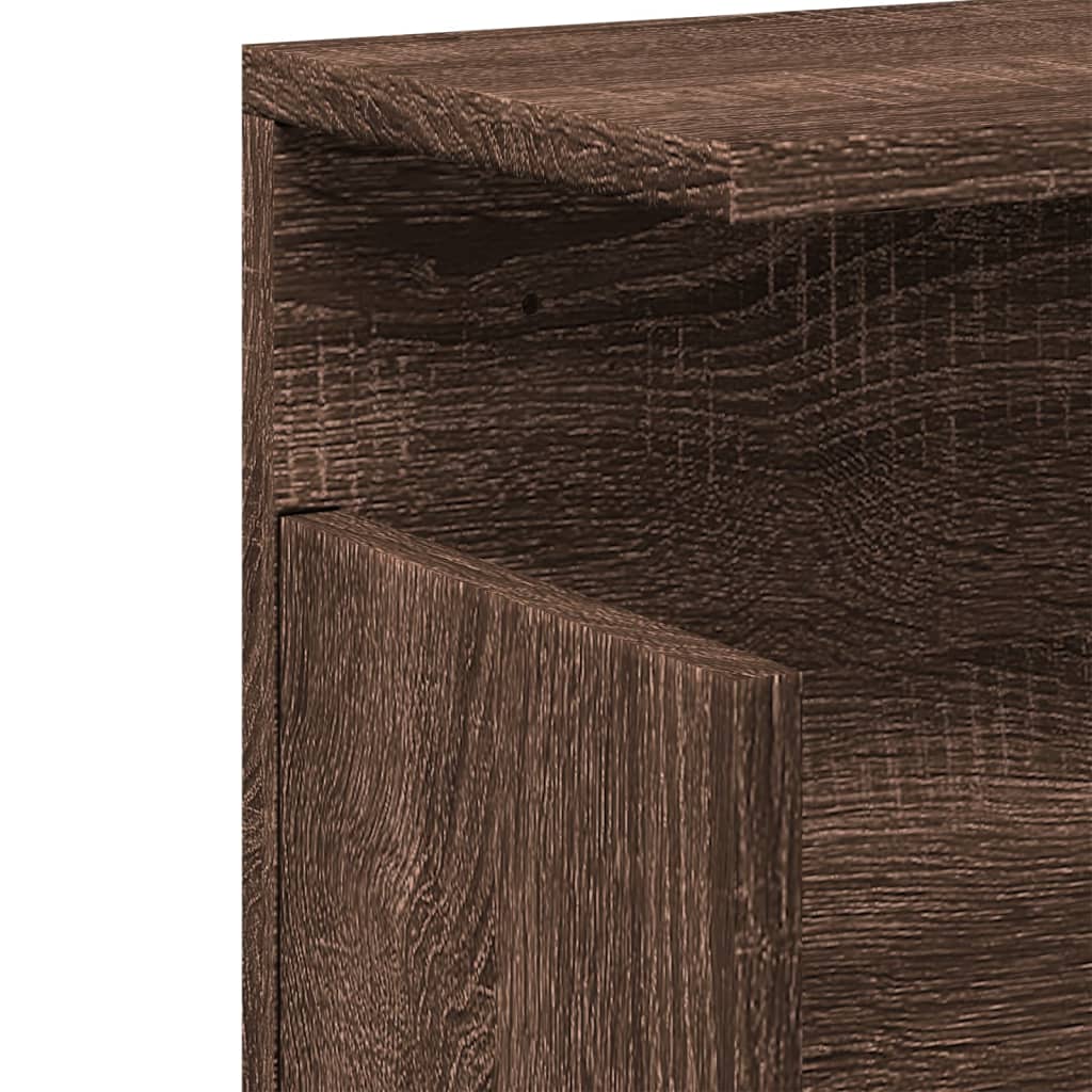 Armoire murale 60x20x30 cm chêne marron bois d'ingénierie - XIOS