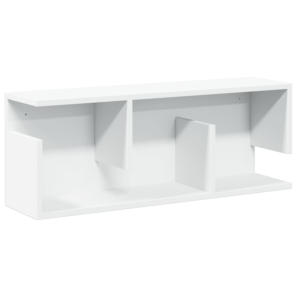 Armoire murale 80x20x30 cm blanc bois d'ingénierie - XIOS