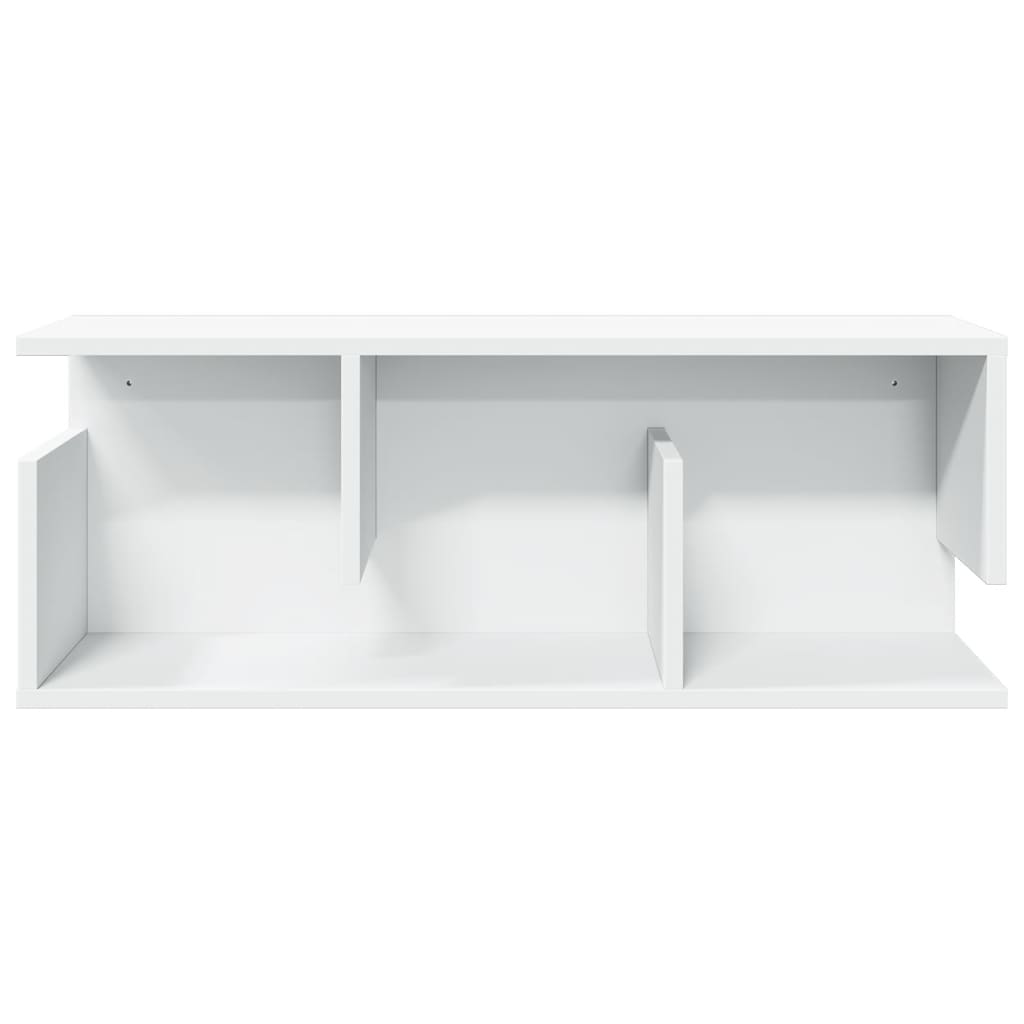 Armoire murale 80x20x30 cm blanc bois d'ingénierie - XIOS