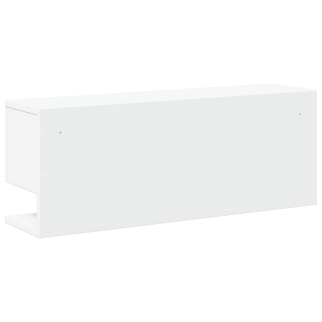 Armoire murale 80x20x30 cm blanc bois d'ingénierie - XIOS