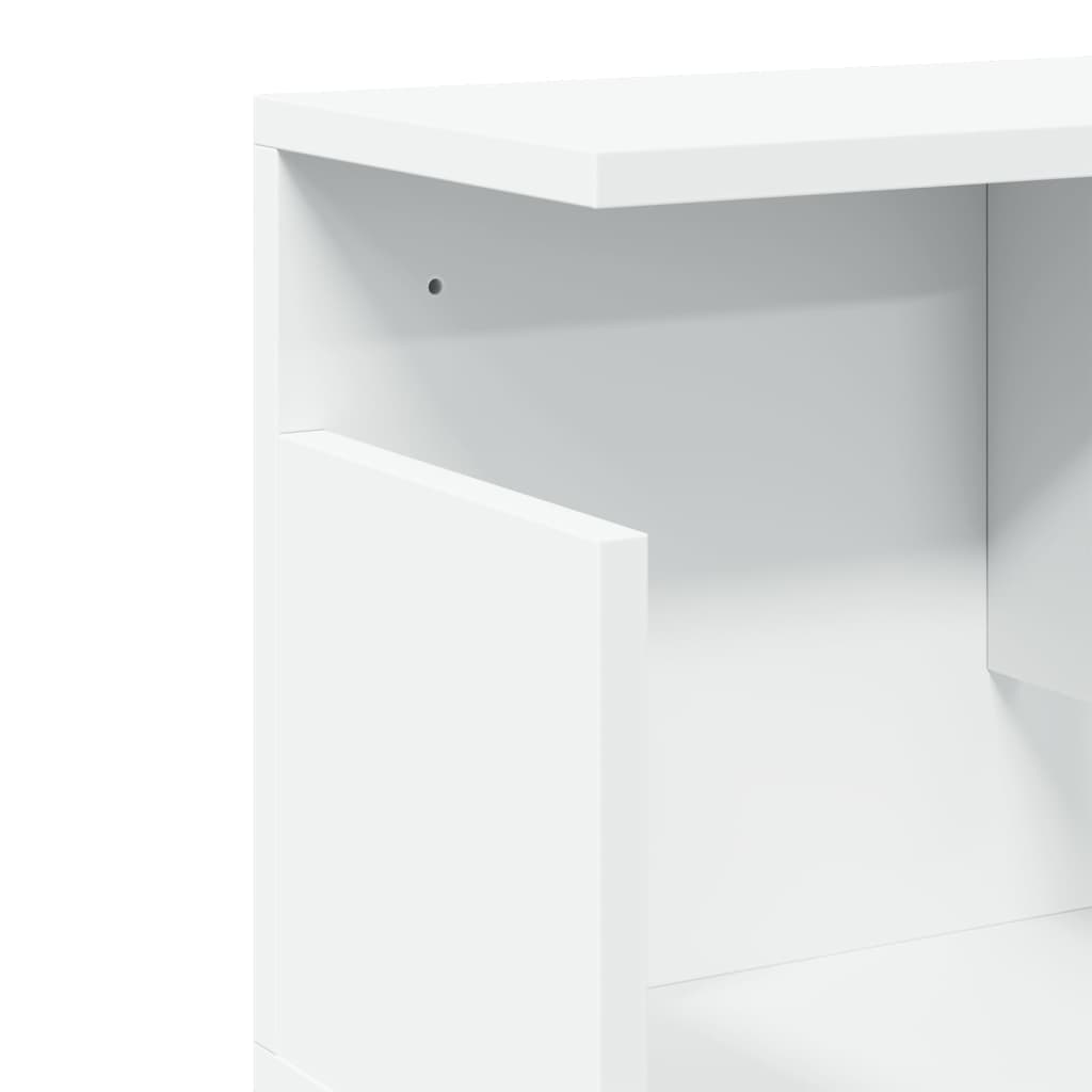 Armoire murale 80x20x30 cm blanc bois d'ingénierie - XIOS