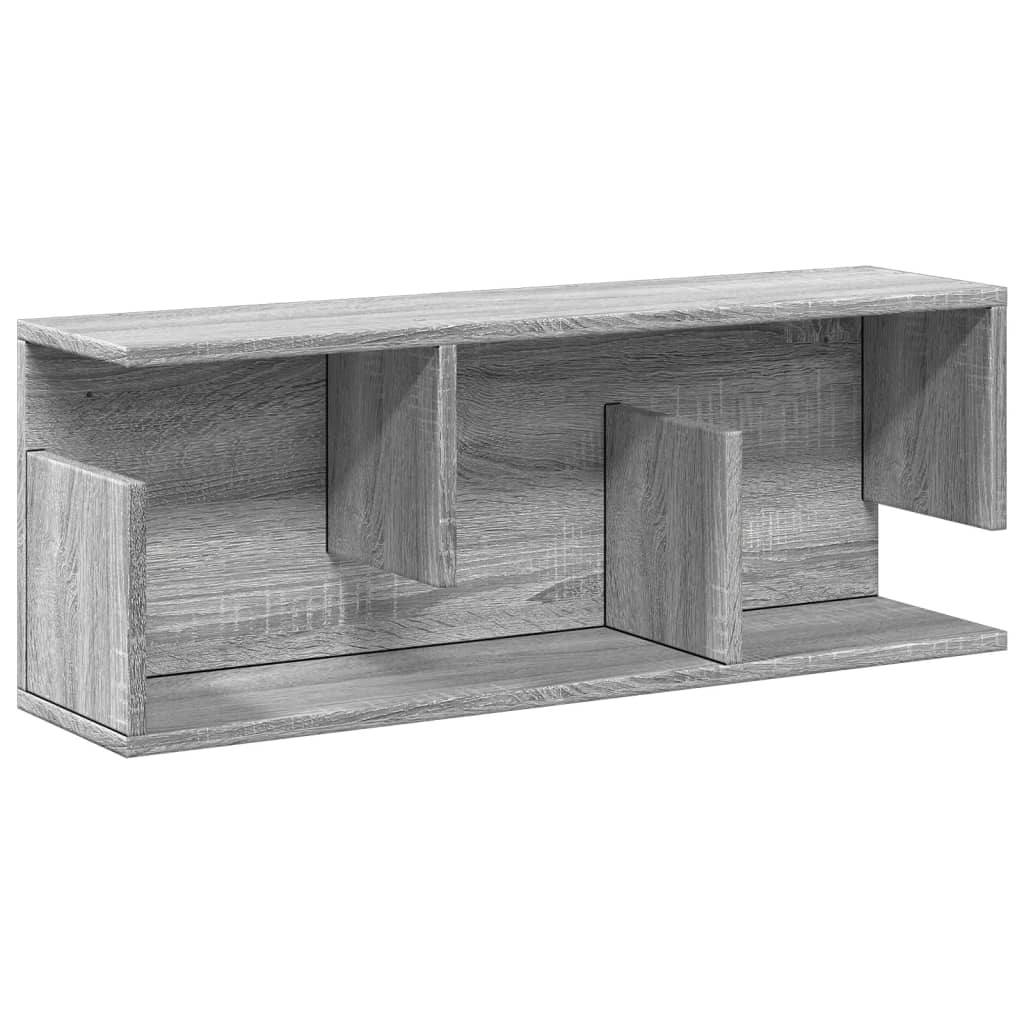 Armoire murale 80x20x30 cm sonoma gris bois d'ingénierie - XIOS
