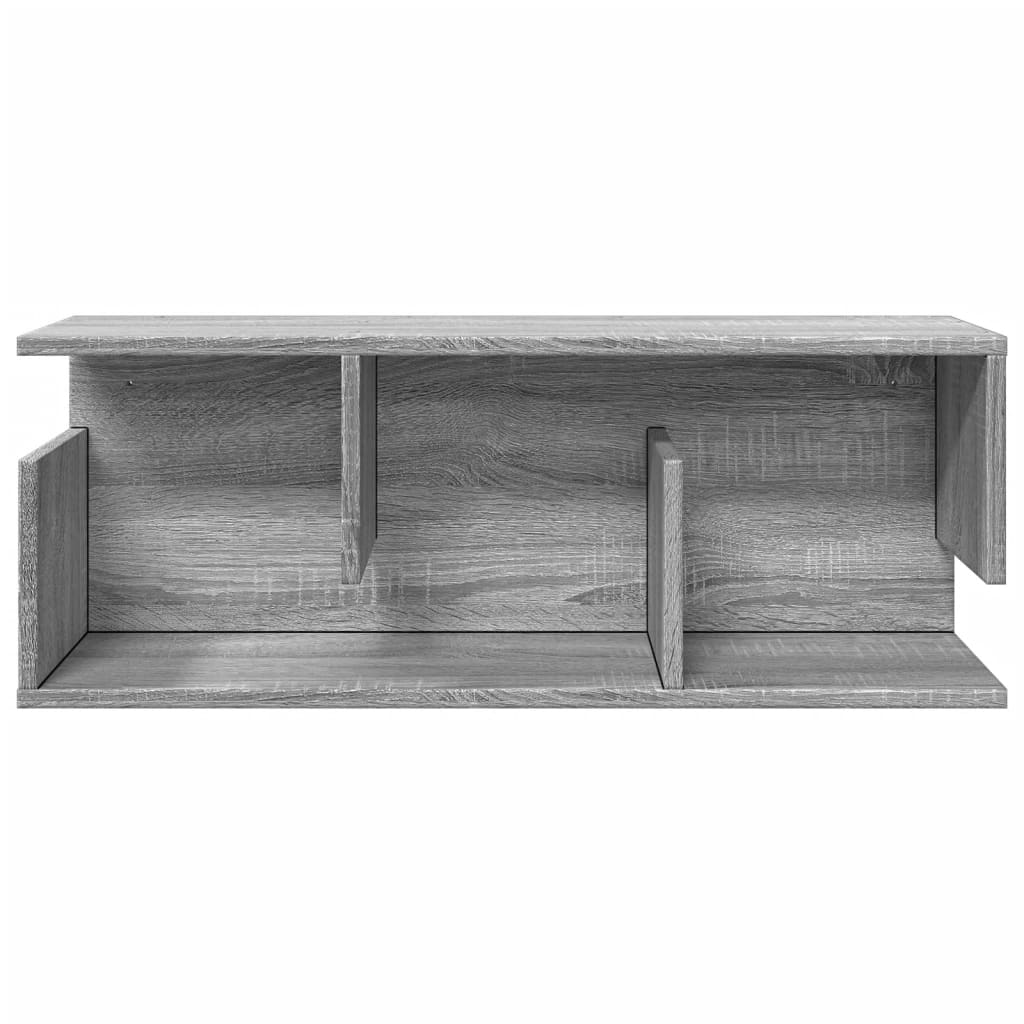 Armoire murale 80x20x30 cm sonoma gris bois d'ingénierie - XIOS
