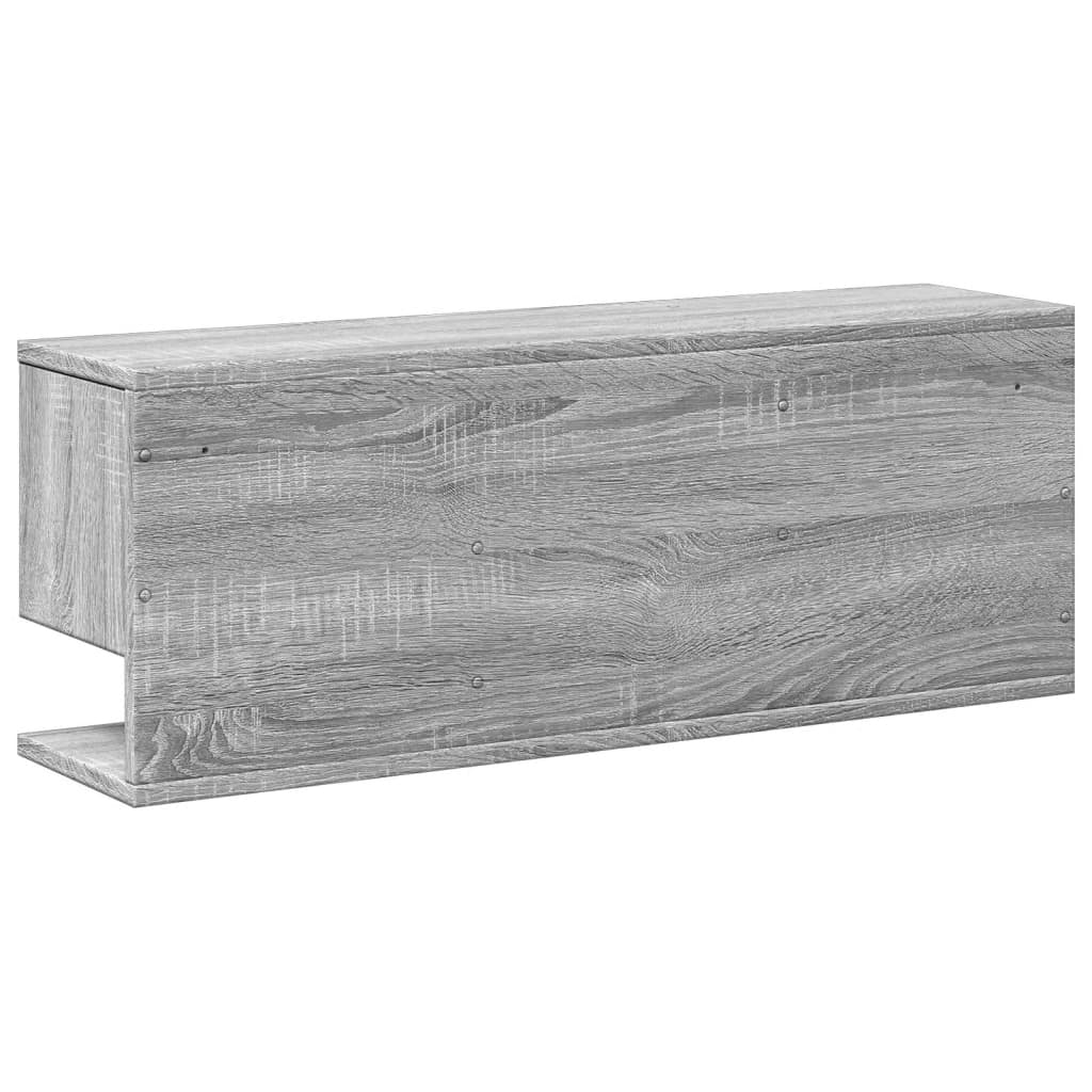 Armoire murale 80x20x30 cm sonoma gris bois d'ingénierie - XIOS