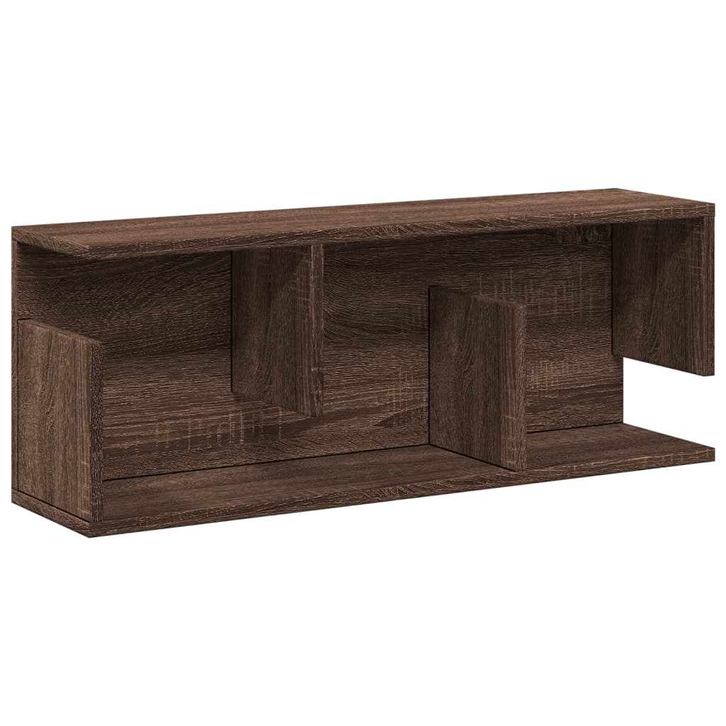 Armoire murale 80x20x30 cm chêne marron bois d'ingénierie