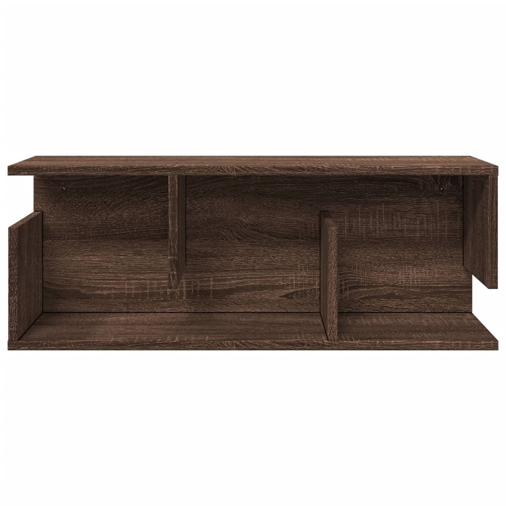 Armoire murale 80x20x30 cm chêne marron bois d'ingénierie