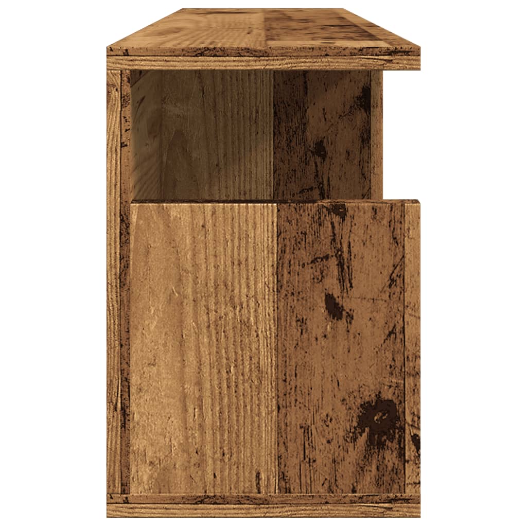 Armoire murale 80x20x30 cm vieux bois bois d'ingénierie - XIOS