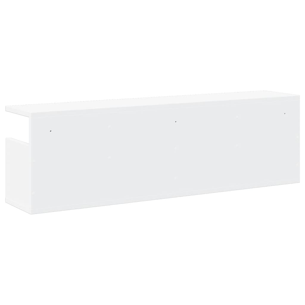 Armoire murale 100x20x30 cm blanc bois d'ingénierie