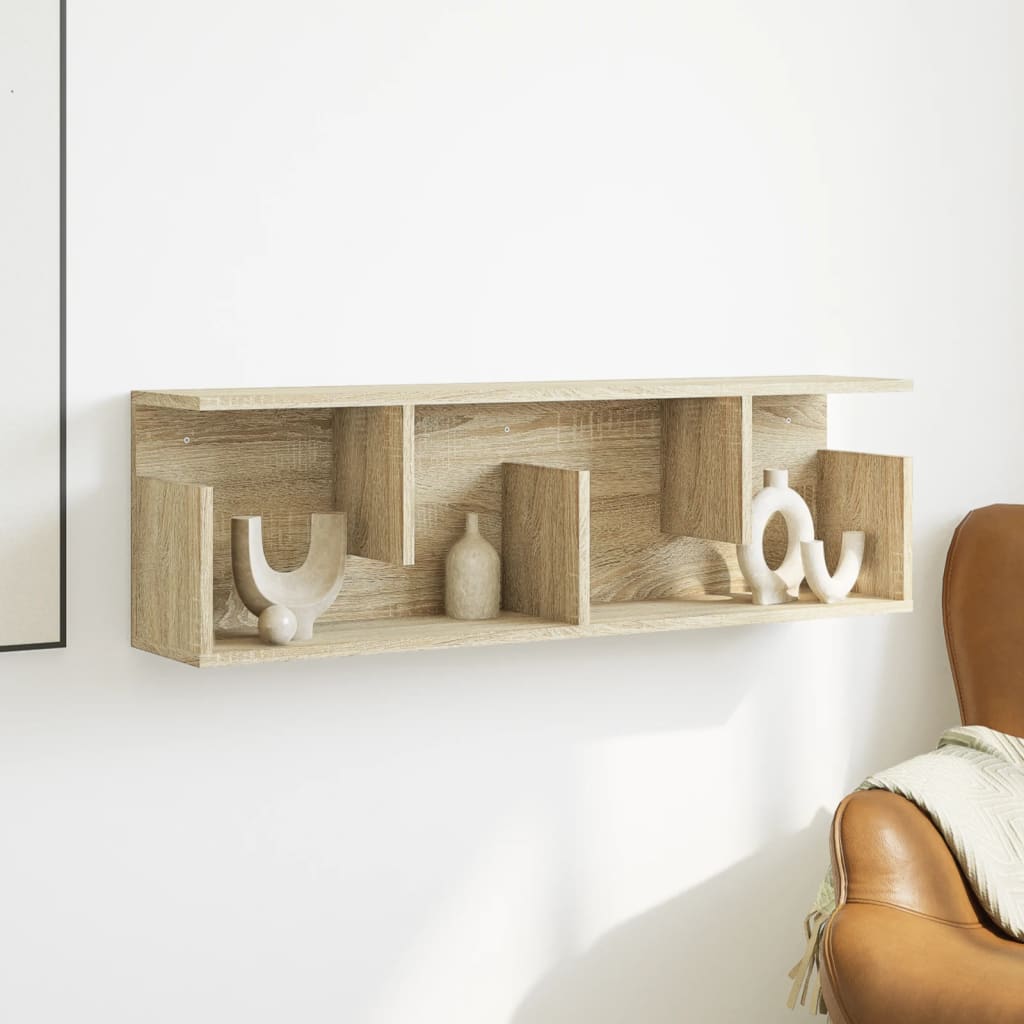 Armoire murale 100x20x30 cm chêne sonoma bois d'ingénierie - XIOS