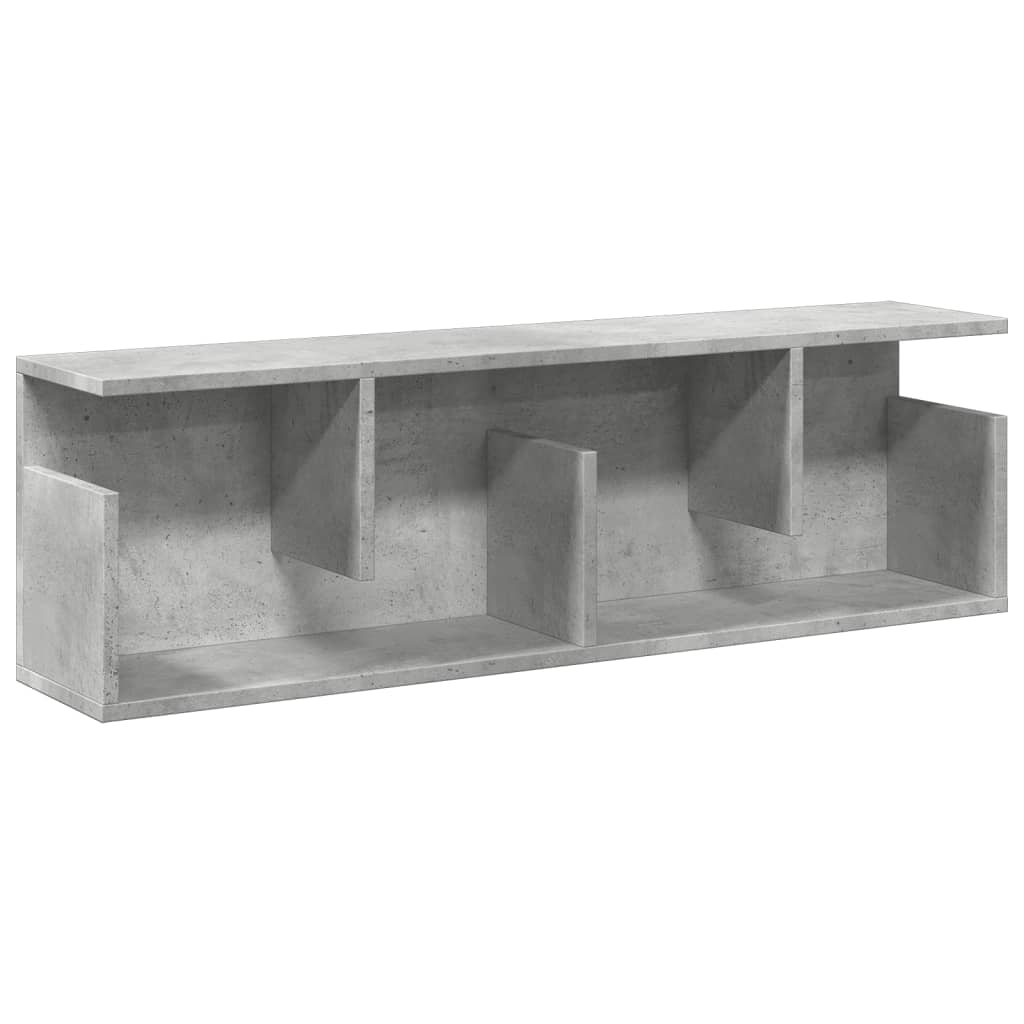 Armoire murale 100x20x30 cm gris béton bois d'ingénierie - XIOS