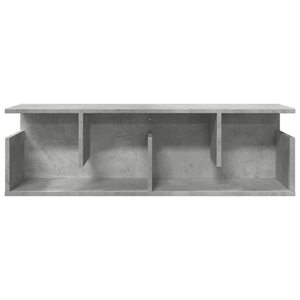 Armoire murale 100x20x30 cm gris béton bois d'ingénierie - XIOS