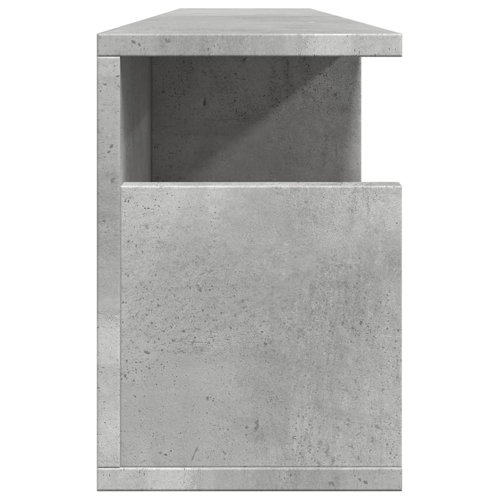Armoire murale 100x20x30 cm gris béton bois d'ingénierie - XIOS