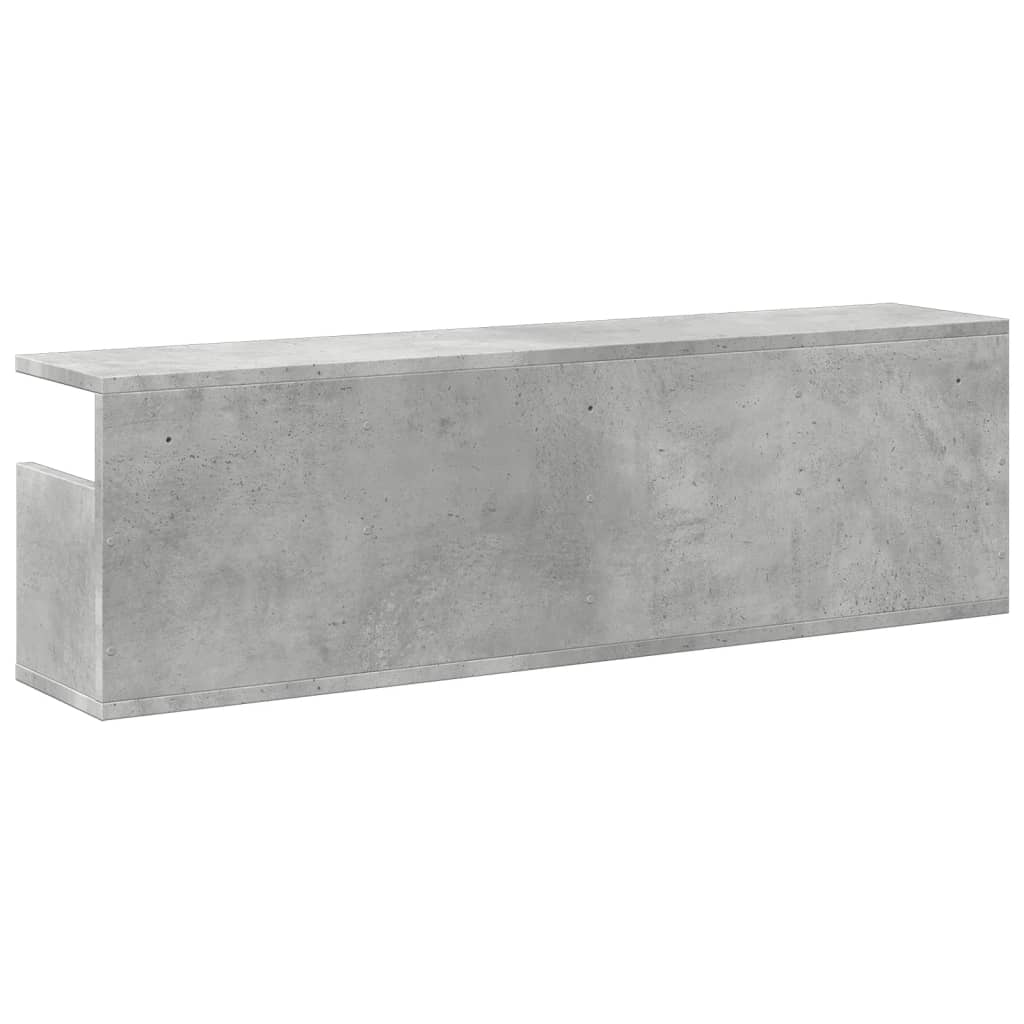 Armoire murale 100x20x30 cm gris béton bois d'ingénierie - XIOS